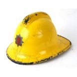 An Essex Fire Brigade fireman's helmet (1973) by Cromwell.