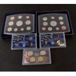 A group of proof coin sets to include United States quarters, Royal Mint Year 2000 and Royal Mail