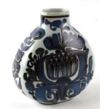 A Royal Copenhagen Studio pottery vase by Karl Christensen, 32cms high.