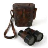 A pair of Ross Royal Navy 'Nightwatch' binoculars, in original leather case.Condition Report12cms