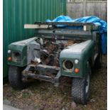 A 1965 Land Rover 88ins Pick-up restoration project, first registered in 1973, registration no.
