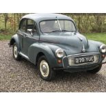 A 1955 Morris Minor two-door Saloon, registration no. 270 YUC, grey. This charming split screen