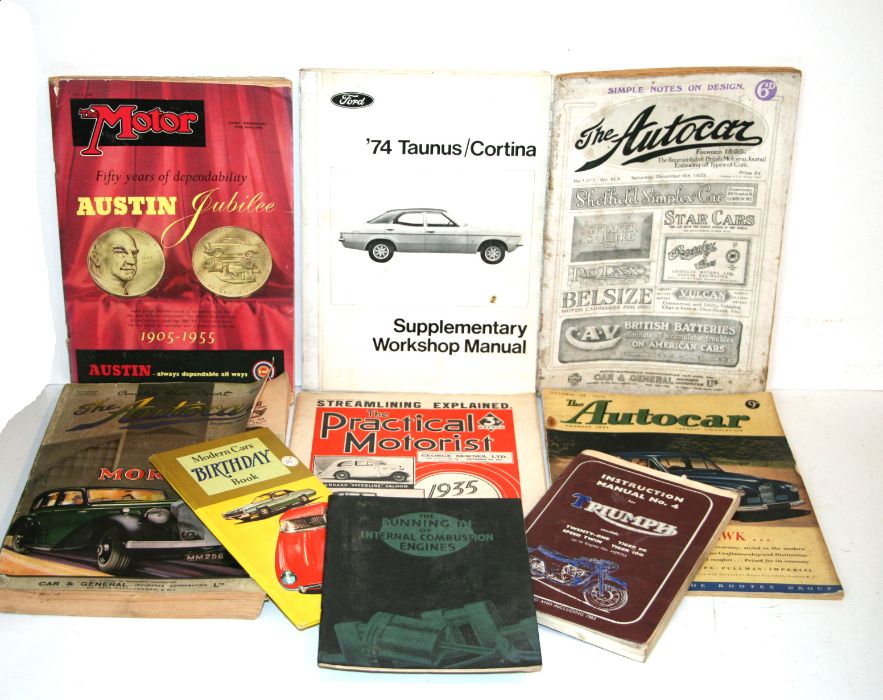 Assorted motoring reference books including Dymock (Eric) Rover, the First 90 Years, with dust - Image 4 of 4