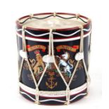A Royal Navy drum form ice bucket, 17cms high.