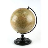 A Philips 12 inch terrestrial globe, 43cms high.