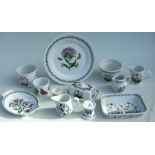 A Portmeirion Botanic Garden pattern part dinner service; together with TG Green jugs and bowl.