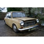 A 1973 Austin 1100 Saloon, registration no. CMW 404L, chassis no. AA2SAD856648A, engine no. 20958,