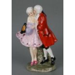 A Royal Doulton figural group - The Perfect Pair - HN581, 18cms high.Condition Reporthairline