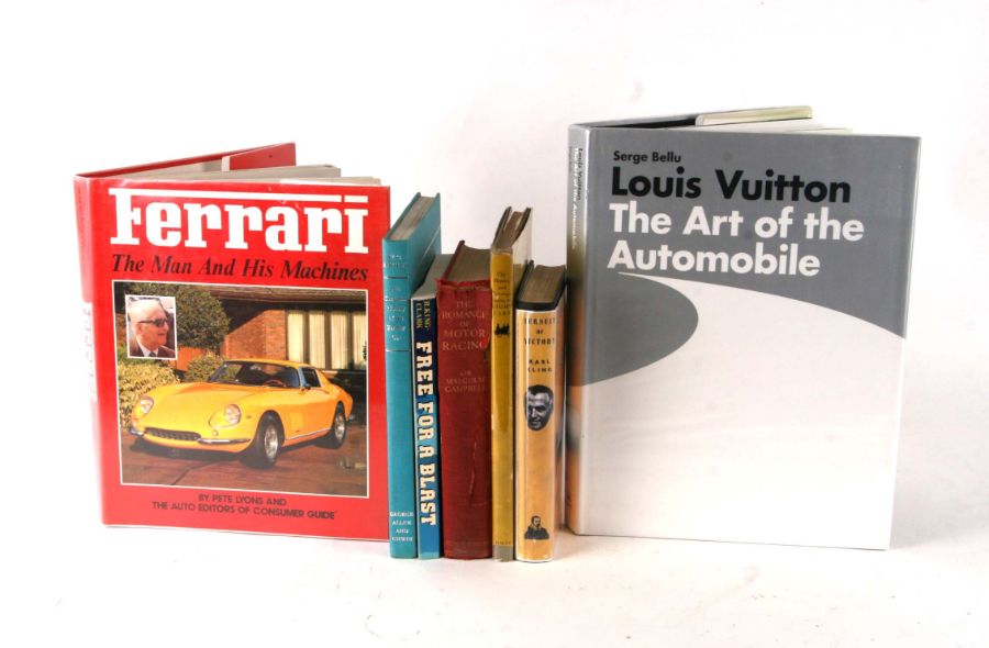 A quantity of assorted motoring reference books and brochures to include Auto Course, Bellu (