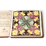 Three early 20th century autograph albums containing poems and watercolours. (3)