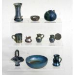 A quantity of Rye Pottery miniature lustre wares to include vases and jugs.Condition ReportFrom