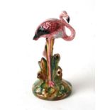 A Royal Worcester figure depicting a flamingo, marked 'CW369', 19cms high.