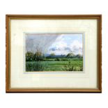 Peter Challen (modern British) - Landscape Scene - signed lower left, watercolour, framed &