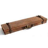 A canvas gun case, 78cms long.