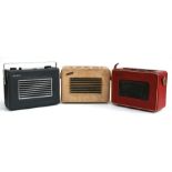 A group of three vintage Hacker Herald radios to include model number RP35 (3).