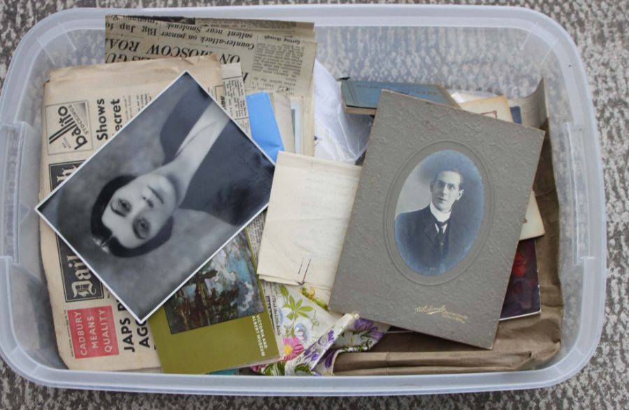 Two boxes of ephemera and photographs. - Image 3 of 4