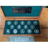 Royal Mint silver Medieval coin set - Deluxe boxed set of coins dated from 10th-16th century, as