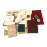 A group of various militaria relating to Joseph Barry, No. 22216309, Irish Guards, to include