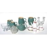 A quantity of assorted tea and dinner wares to include Denby and Paragon and other items.