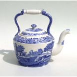 A large Spode Italian pattern one gallon kettle.