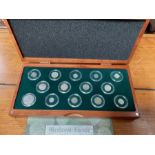 Royal Mint silver Medieval coin set - Deluxe boxed set of coins dated from 10th-16th century, as
