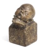 William Reid (Dick) ARA - a plaster maquette depicting a child's head, 14cms high.