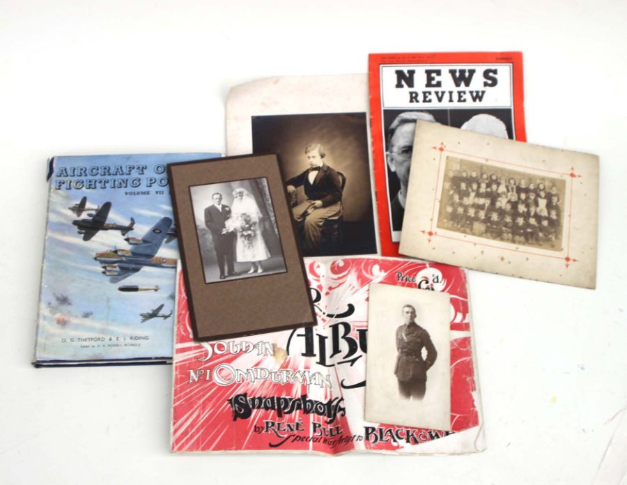 Two boxes of ephemera and photographs. - Image 2 of 4