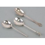 The Worshipful Company of Mercers, a reproduction silver spoon from The Trinity Hospital set, by