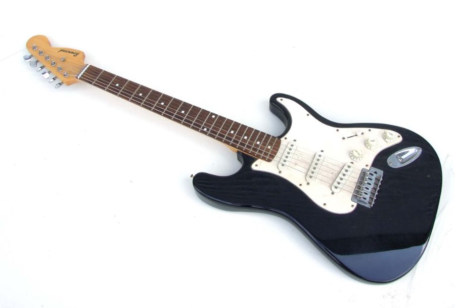 A Bowood six-string electric guitar, 98cms long.