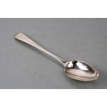 A George III silver old English pattern spoon, Thomas Chawner, London 1776, 66g.
