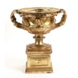 A resin Regency style Warwick vase, 26cms diameter.Condition ReportThis vase is constructed from