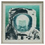 After Jonathan R Warmisham - Spaceman - limited edition lithograph, numbered 6/12, signed and