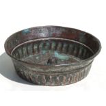 An Islamic / Moorish tinned copper bowl, 18cms wide.