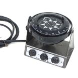 A Sharp & Co Ltd Automate Pilot Gimble Electric compass with switches for Yaw, Trim and Rudder,