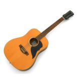 An Eko Ranger 12FL 12-string electric acoustic guitar, serial no: 12060424, in a soft case, 107cms