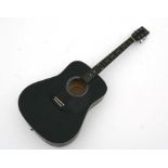 An Eastwood 6-string acoustic guitar, model no: LA125-E, 104cms long.