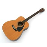 A Yamaha FG-411E six-string acoustic guitar, 102cms long.