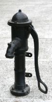 A Victorian cast iron water pump, approx 68cms high.