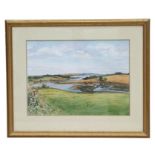 Sam Craig - Estuary Scene - watercolour, signed & dated '92 lower right, 51 by 38cms; together