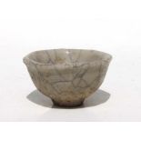 A Chinese crackle ware bowl, 9cms diameter.