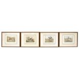 After Henry Alken (British 1785-1851)- a set of four early 19th century hand coloured prints