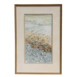 Harry McConville (modern British) - Beach Scene - watercolour, signed lower right, framed &