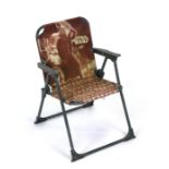 A child's vintage folding Star Wars chair.