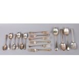 A quantity of silver cutlery, six forks, six teaspoons, Sheffield 1946; and four dessert spoons,