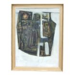 Roger Fairbrother (20th century British) - Abstract Study - signed lower right, gouache, framed &