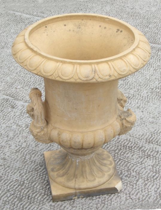 A stoneware Campana urn (a/f), 60cms high. - Image 3 of 3