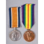 A WWI pair awarded to 'Leading Stoker J C Gibbon Royal Navy' , comprising the British War and