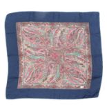 A Liberty Paisley print silk scarf, 68 by 68cms; together with a Jacqmar of London silk scarf, and