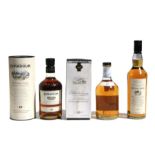 Three bottles of single malt whisky comprising Inchgower 14-year old malt; Edradour 10-year old malt