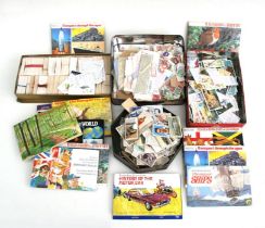 A large quantity of PG Tip cards and cigarette cards, loose and in albums; together with a